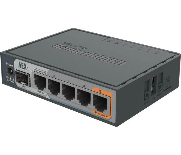MikroTik hEX S RB760IGS (1xWAN 1xSFP 4xLAN) - 1092673 - zdjęcie 2